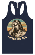 Load image into Gallery viewer, Jesus Never Said That Women's Racerback Tank
