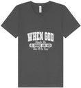 Load image into Gallery viewer, God Said "This'll Be Fun" Unisex V-Neck Shirt

