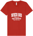 Load image into Gallery viewer, God Said "This'll Be Fun" Unisex V-Neck Shirt
