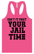 Load image into Gallery viewer, Past Your Jail Time Women's Racerback Tank
