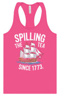 Load image into Gallery viewer, Spilling the Tea Since 1773 Women's Racerback Tank
