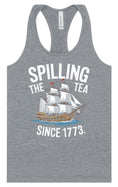 Load image into Gallery viewer, Spilling the Tea Since 1773 Women's Racerback Tank
