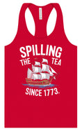 Load image into Gallery viewer, Spilling the Tea Since 1773 Women's Racerback Tank
