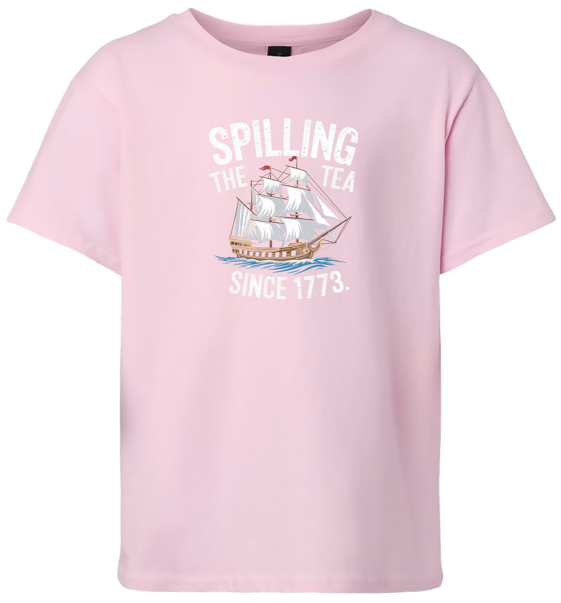 Spilling the Tea Since 1773 Children's Gildan Soft Shirt