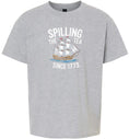 Load image into Gallery viewer, Spilling the Tea Since 1773 Children's Gildan Soft Shirt
