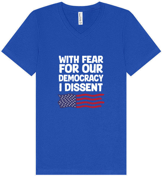 I Dissent Unisex V-Neck Shirt