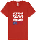 Load image into Gallery viewer, I Dissent Unisex V-Neck Shirt
