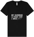 Load image into Gallery viewer, My Husband is Proof Unisex V-Neck Shirt
