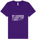 Load image into Gallery viewer, My Husband is Proof Unisex V-Neck Shirt
