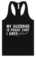 Load image into Gallery viewer, My Husband is Proof Women's Racerback Tank
