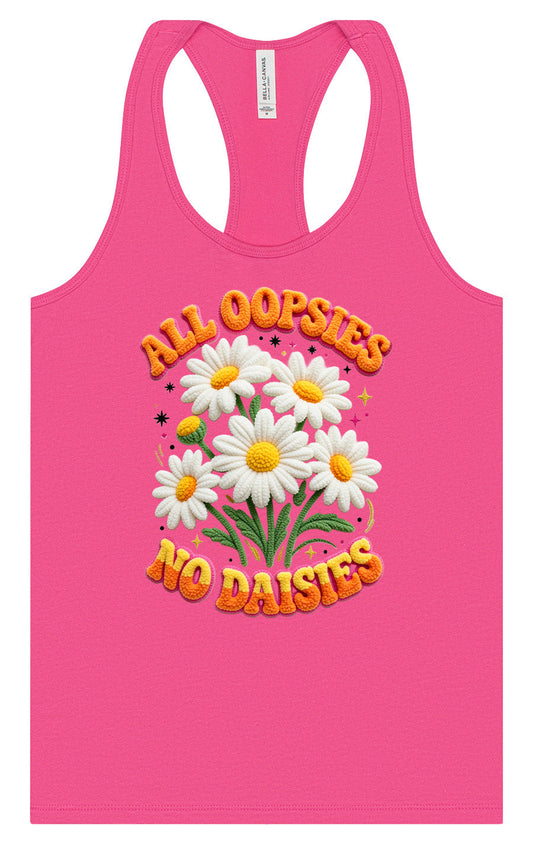All Oopsies Women's Racerback Tank