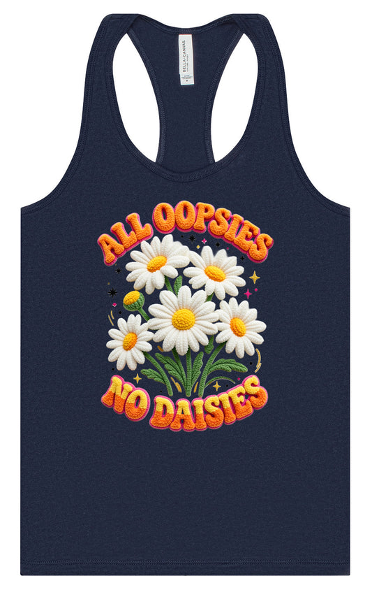 All Oopsies Women's Racerback Tank