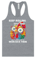 Load image into Gallery viewer, Chicken Brain Women's Racerback Tank
