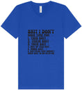 Load image into Gallery viewer, I Don't Have Time Unisex V-Neck Shirt
