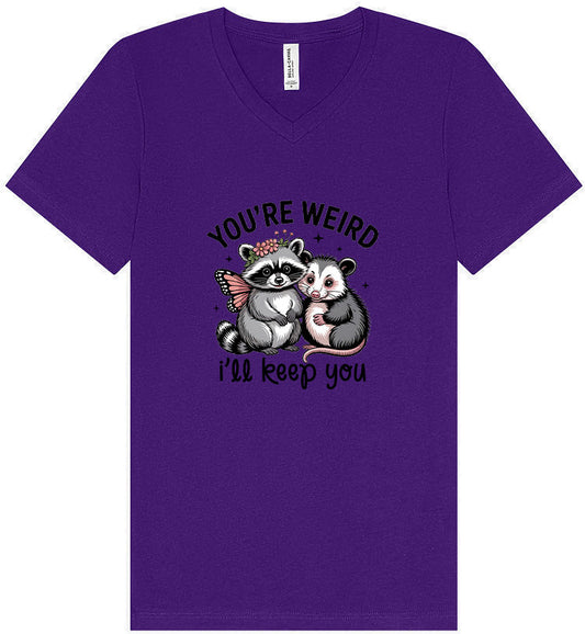 You're Weird Unisex V-Neck Shirt