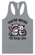 Load image into Gallery viewer, You're Weird Women's Racerback Tank
