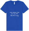 Load image into Gallery viewer, Just Pretend I'm Not Here Unisex V-Neck Shirt
