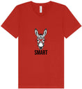 Load image into Gallery viewer, Smart Donkey Unisex V-Neck Shirt
