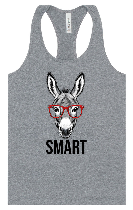 Smart Donkey Women's Racerback Tank