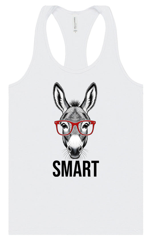 Smart Donkey Women's Racerback Tank