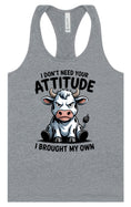Load image into Gallery viewer, Don't Need Your Attitude Women's Racerback Tank
