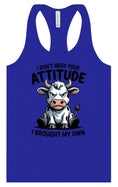 Load image into Gallery viewer, Don't Need Your Attitude Women's Racerback Tank
