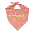 Load image into Gallery viewer, Birthday Girl Dog Birthday |  Birthday Dog Bandana | Happy Birthday Bandana | - GOLD FOIL - Southlake Paws
