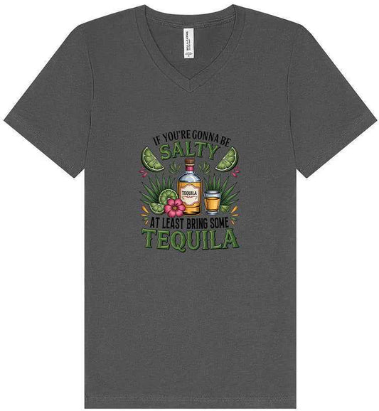 Bring Tequila Unisex V-Neck Shirt