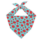 Strawberry Dog Bandana | Food Dog Tie Bandana