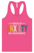 Load image into Gallery viewer, Powered by Anxiety Women's Racerback Tank
