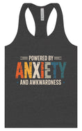 Load image into Gallery viewer, Powered by Anxiety Women's Racerback Tank
