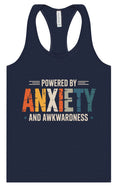 Load image into Gallery viewer, Powered by Anxiety Women's Racerback Tank
