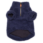 Navy Solid Fleece 1/4 Zip Pullover