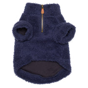 Navy Solid Fleece 1/4 Zip Pullover