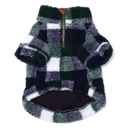 Hunter/Navy Sherpa 1/4 Zip Pullover