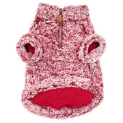 Burgundy Wubby Fleece 1/4 Zip Pullover