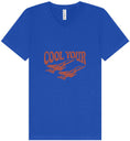 Load image into Gallery viewer, Cool Your Jets Unisex V-Neck Shirt
