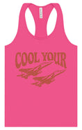 Load image into Gallery viewer, Cool Your Jets Women's Racerback Tank
