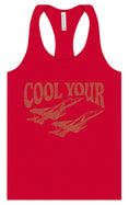 Load image into Gallery viewer, Cool Your Jets Women's Racerback Tank
