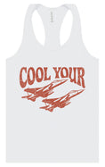 Load image into Gallery viewer, Cool Your Jets Women's Racerback Tank
