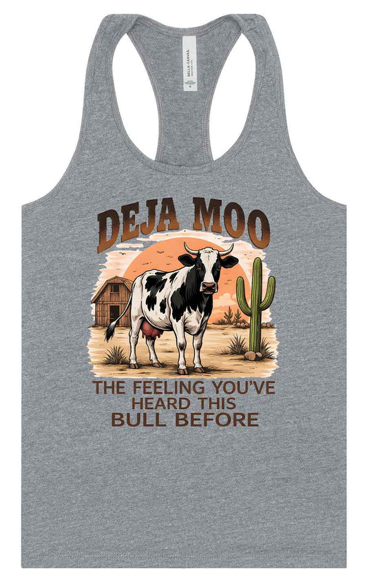 Deja Moo Women's Racerback Tank