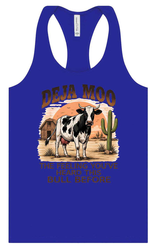 Deja Moo Women's Racerback Tank