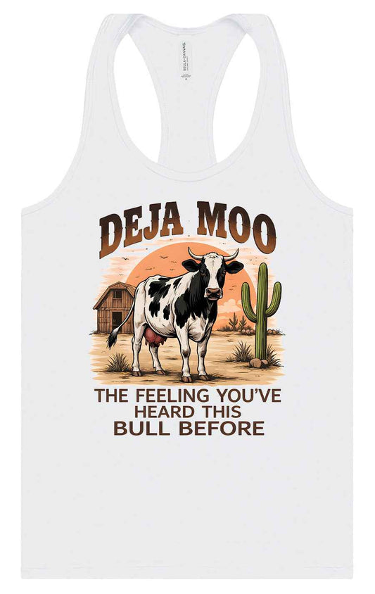 Deja Moo Women's Racerback Tank