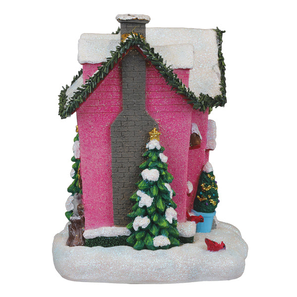 Holiday House Lighted Figurine - Southlake Paws