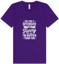 Load image into Gallery viewer, You Find It Offensive Unisex V-Neck Shirt
