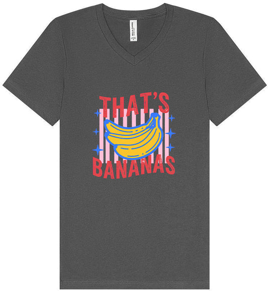 That's Bananas Unisex V-Neck Shirt