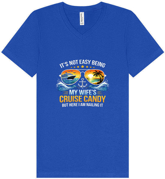 Wife's Cruise Candy Unisex V-Neck Shirt