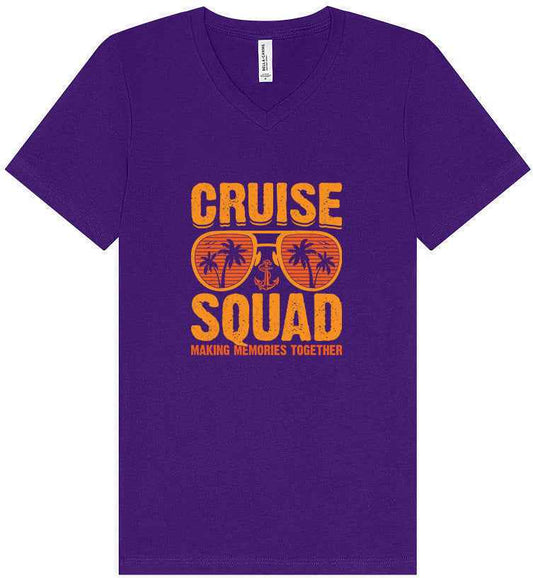 Cruise Squad Making Memories Unisex V-Neck Shirt