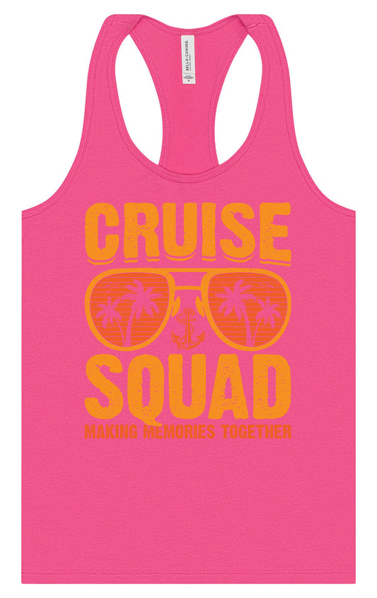 Cruise Squad Making Memories Women's Racerback Tank