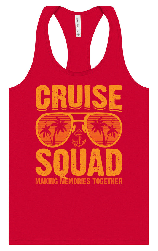 Cruise Squad Making Memories Women's Racerback Tank